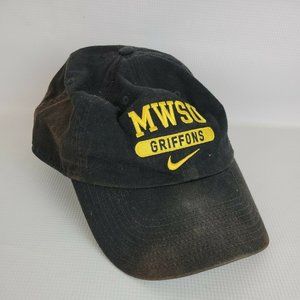 MWSU Griffons Nike Hat Adjustable Black Baseball Cap H008